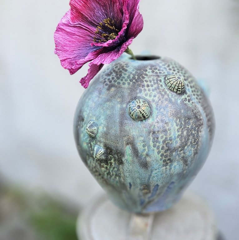 Stor fossilvase unika