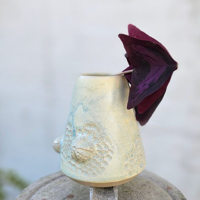 Fossilvase medium, lys