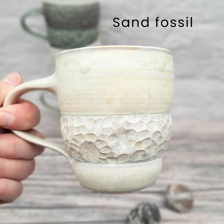 Sand fossilkop med hank